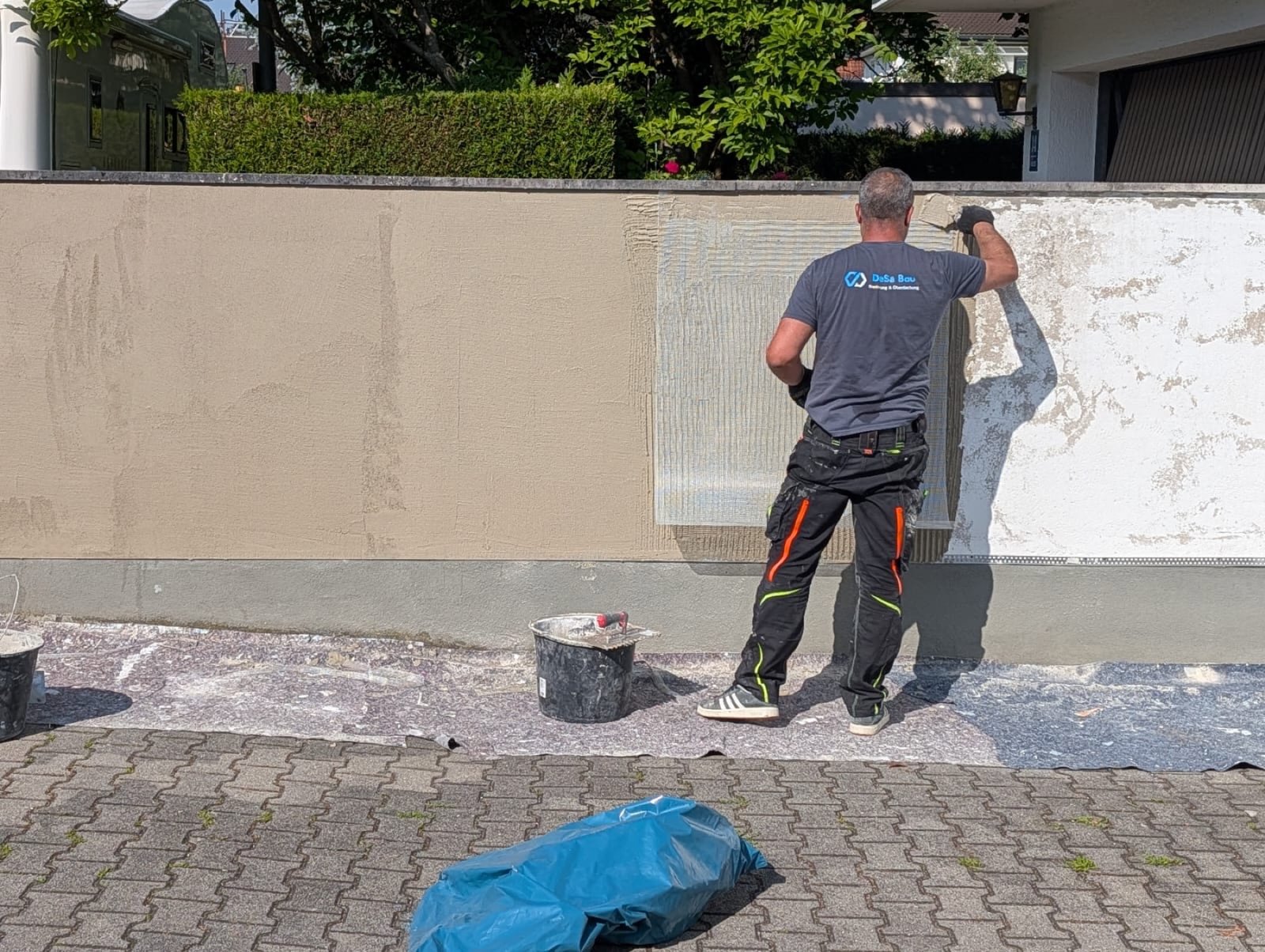 Außensanierung: Außenwandputz 1